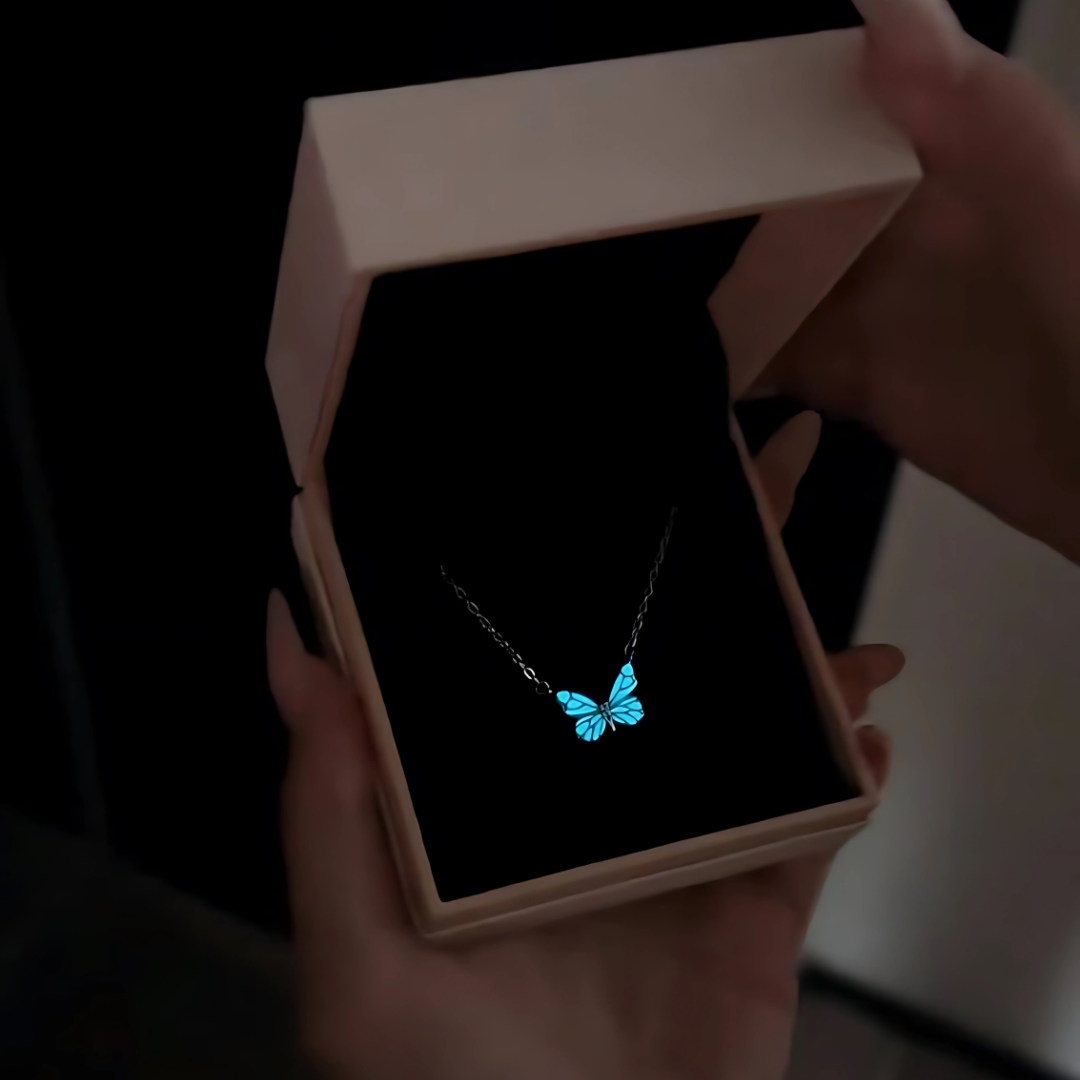 Lumina | Glowing Butterfly Halskette