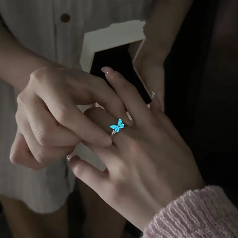 Lumina™ | Glowing Butterfly Ring